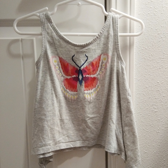💜Toddler girl tunic butterfly tank size 2T - Picture 1 of 3